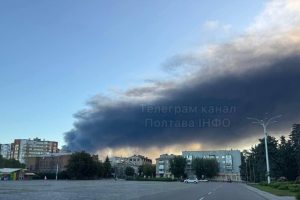 Окупанти вночі масовано атакували Полтавщину Окупанти вночі масовано атакували Полтавщину