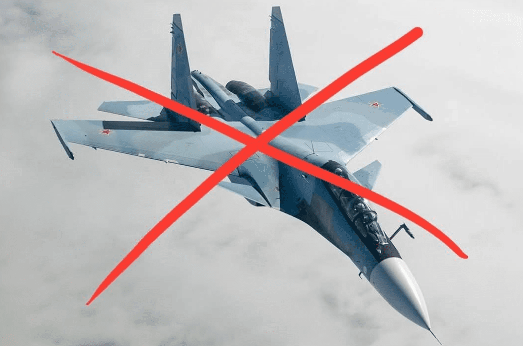 Поблизу острова Зміїний впав російський літак Су-30СМ