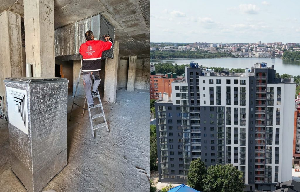 “Креатор-Буд” показав серпневі фото з будмайданчика ЖК “Атланта Тавер”