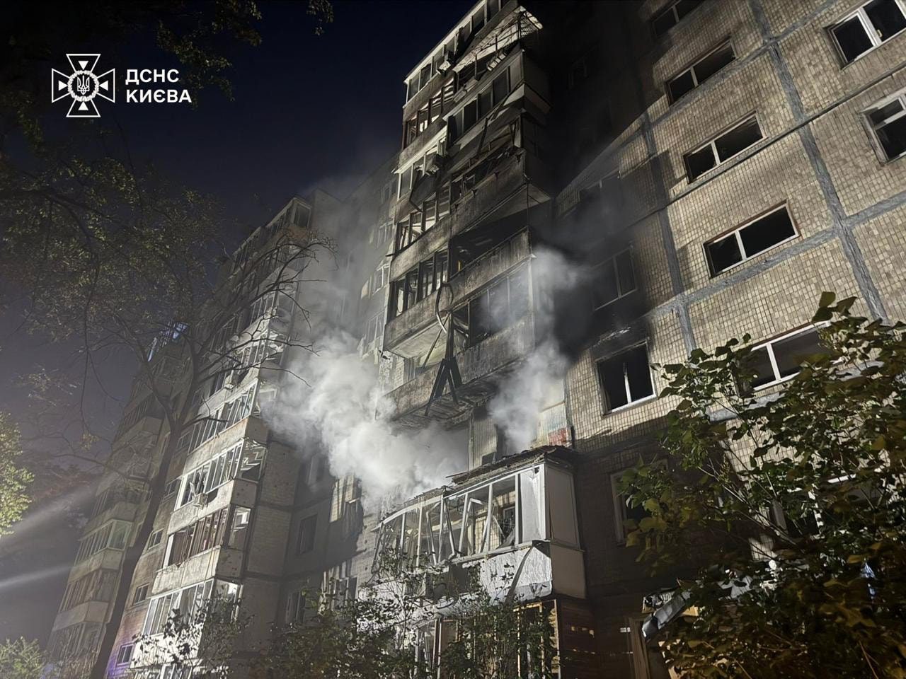 Кількість жертв атаки на Київ 7 вересня зросла до п’яти: чоловік, три жінки та маленька дитина