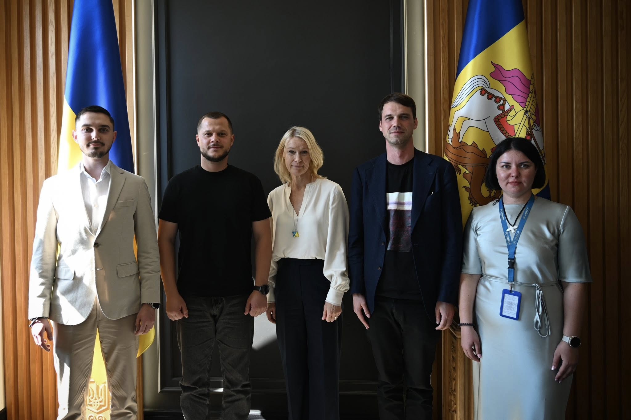 Микола Калашник зустрівся з очільницею Управління Верховного комісара ООН у справах біженців в Україні Кароліною Ліндхольм Біллім Микола Калашник зустрівся з очільницею Управління Верховного комісара ООН у справах біженців в Україні Кароліною Ліндхольм Біллім