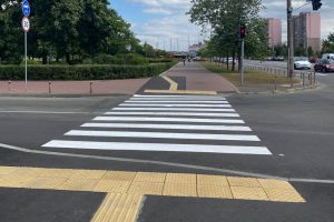 У столиці з початку року облаштували 327 пішохідних переходів, доступних для маломобільних груп У столиці з початку року облаштували 327 пішохідних переходів, доступних для маломобільних груп