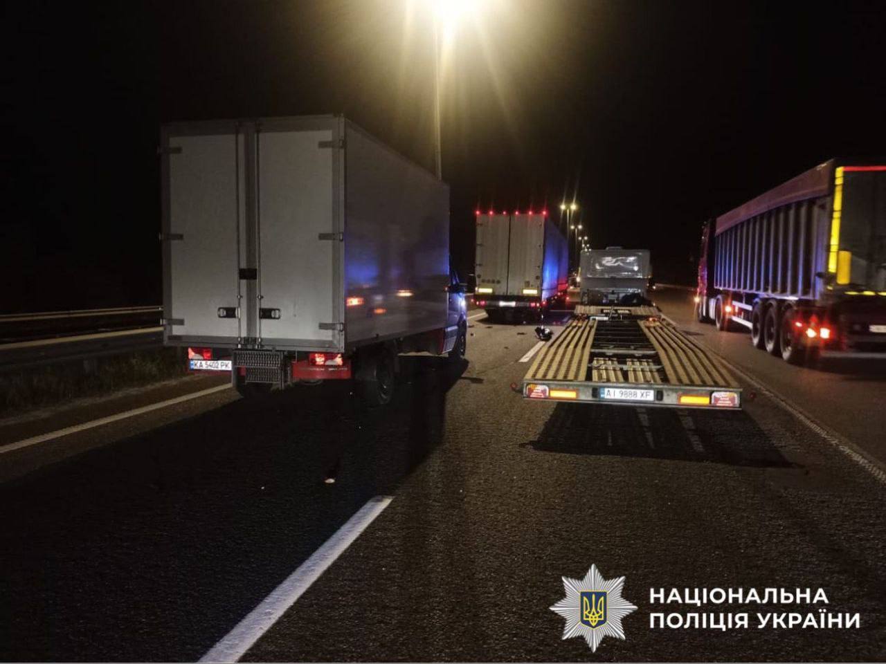 У Бучанському районі на трасі Київ–Чоп у ДТП загинув мотоцикліст