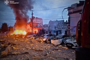 На Київщині наслідки нічної атаки фіксуються у п’яти районах, щонайменше 28 постраждалих На Київщині наслідки нічної атаки фіксуються у п’яти районах, щонайменше 28 постраждалих