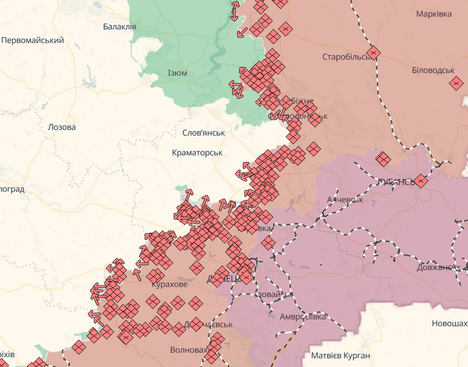 Протягом доби зафіксовано 63 боєзіткнення, - Генштаб ЗСУ