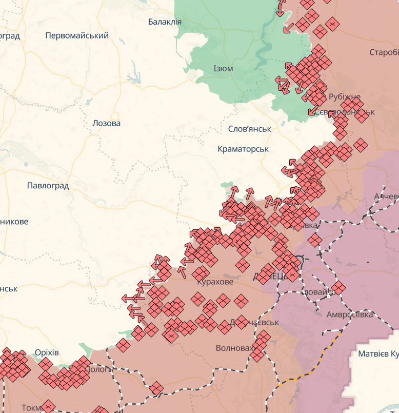 Протягом доби зафіксовано 89 боєзіткнень, - Генштаб ЗСУ