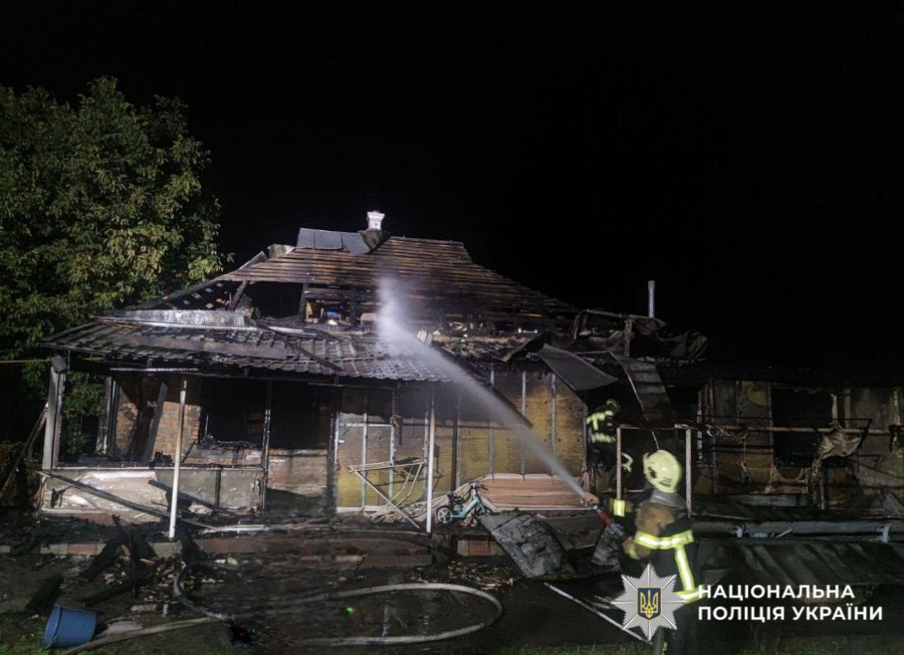 На Бориспільщині у пожежі загинула пенсіонерка