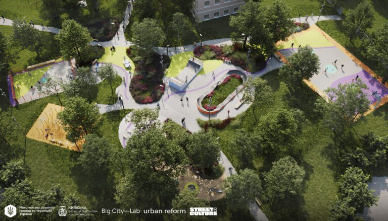 Сучасний Активний парк побудують у селищі Кожанка на Київщині