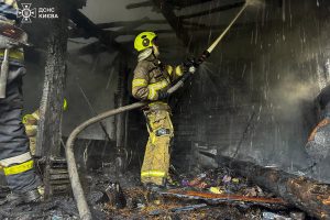 У Дарницькому районі внаслідок пожежі у приватному будинку загинула людина (фото) У Дарницькому районі внаслідок пожежі у приватному будинку загинула людина (фото)
