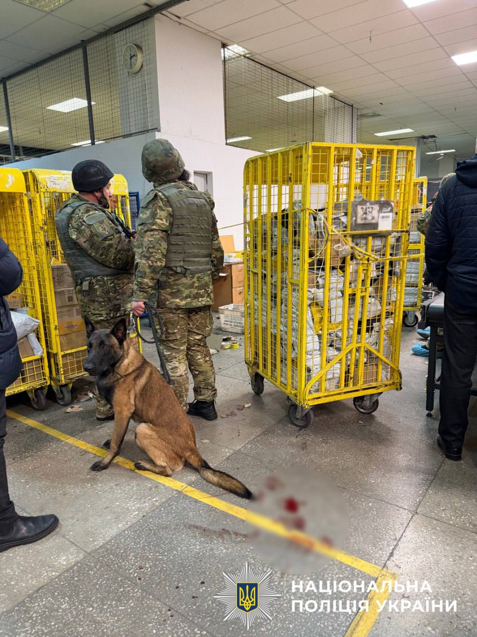 Поліцейські затримали чоловіка, причетного до вибуху на «Укрпошті» (фото)