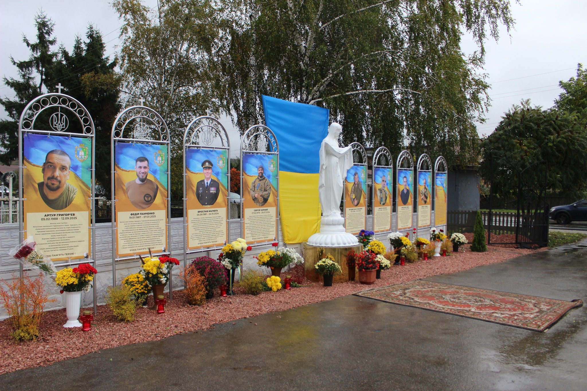 У Гнатівці відкрили Алею пам’яті Героїв, – голова Білогородської громади Овсієнко