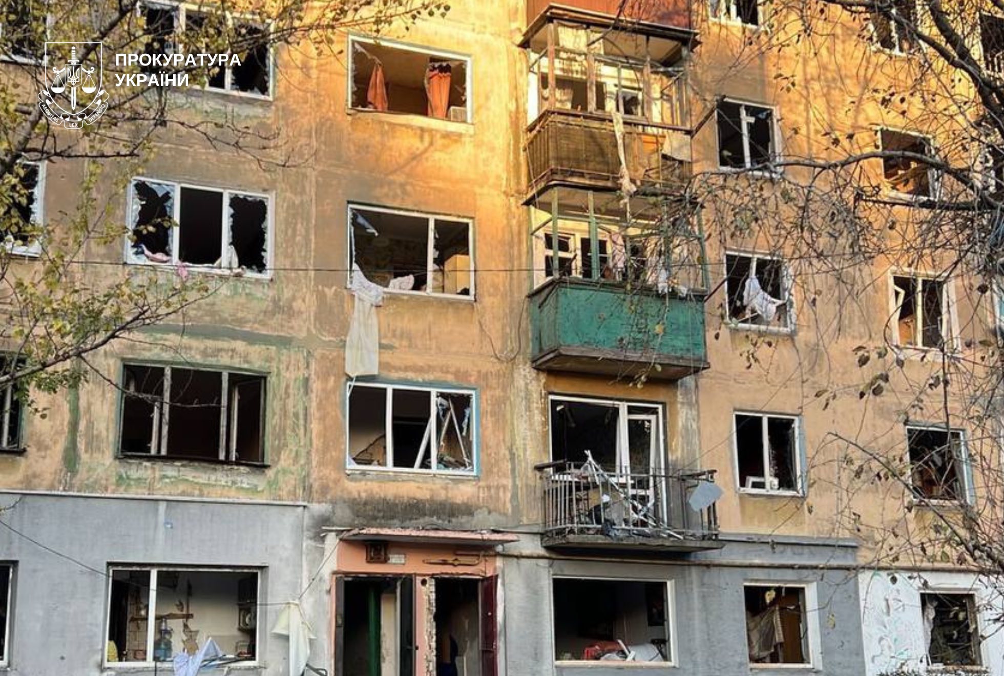 На Дніпропетровщині внаслідок обстрілу рф поранено 11 людей, пошкоджено 7 багатоповерхівок