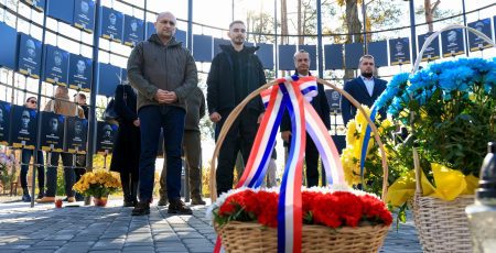Хорватська делегація на чолі з міністром оборони Іваном Анушичем відвідала Київщину Хорватська делегація на чолі з міністром оборони Іваном Анушичем відвідала Київщину