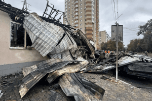 У Броварах знищено міні-маркет, пошкоджено житлові будинки та авто