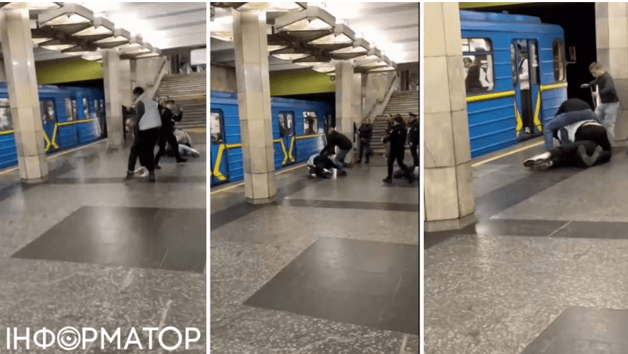На станції метро «Оболонь» група підлітків побила 24-річного киянина На станції метро «Оболонь» група підлітків побила 24-річного киянина