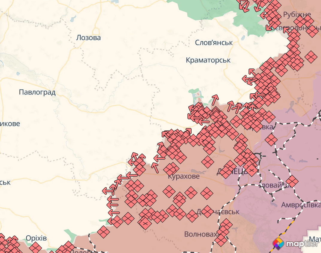 Протягом доби зафіксовано 133 боєзіткнення, – Генштаб ЗСУ