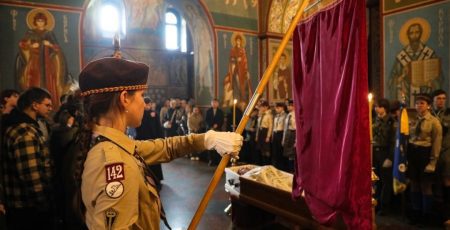 У Києві попрощалися з головою Світового Пласту Мироном Спольським