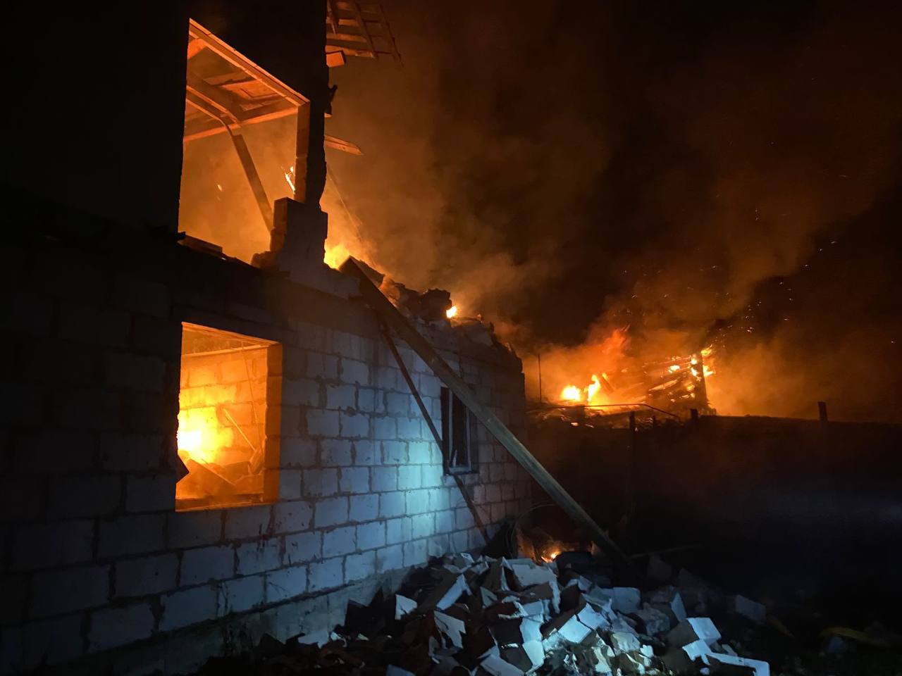 На Київщині внаслідок атаки рф травмовано 6 людей, пошкоджені будинки у п'яти районах