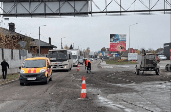 Дорогу між Крюківщиною та Гатним нарешті добудують, - голова Гатненської громади Паламарчук
