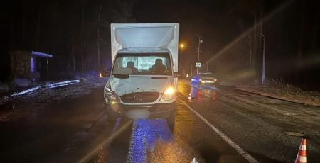 ДТП на Вишгородщині : “спринтер” збив насмерть жінку, що раптом вибігла на дорогу