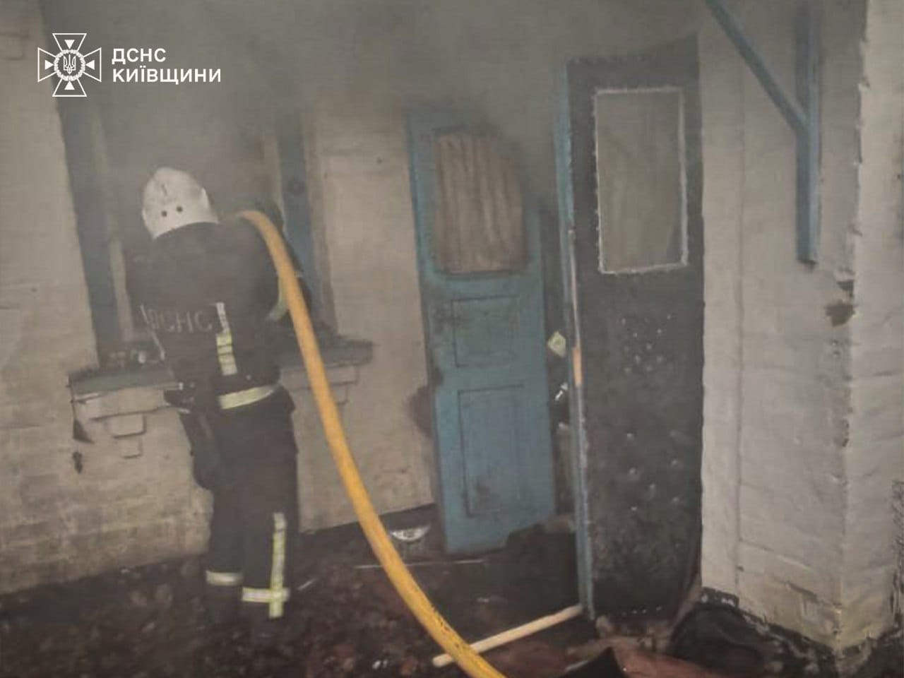 На Білоцерківщині при пожежі у будинку загинув чоловік