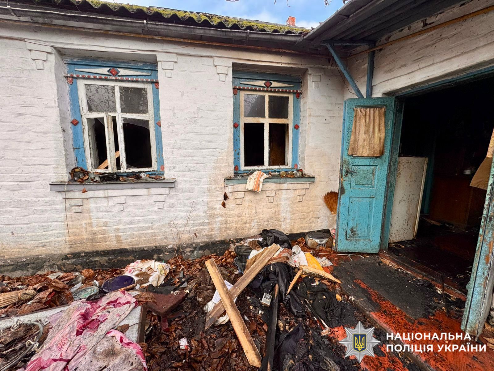 На Білоцерківщині при пожежі у будинку загинув чоловік