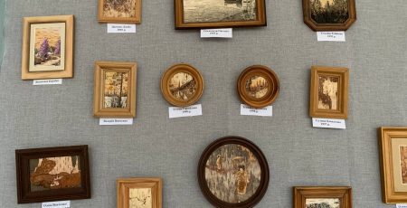 У Білій Церкві проходить виставка малюнків на бересті “Берестяні фантазії”