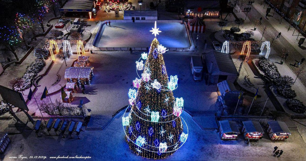 У Бучі встановлять новорічну ялинку та святкові ілюмінації