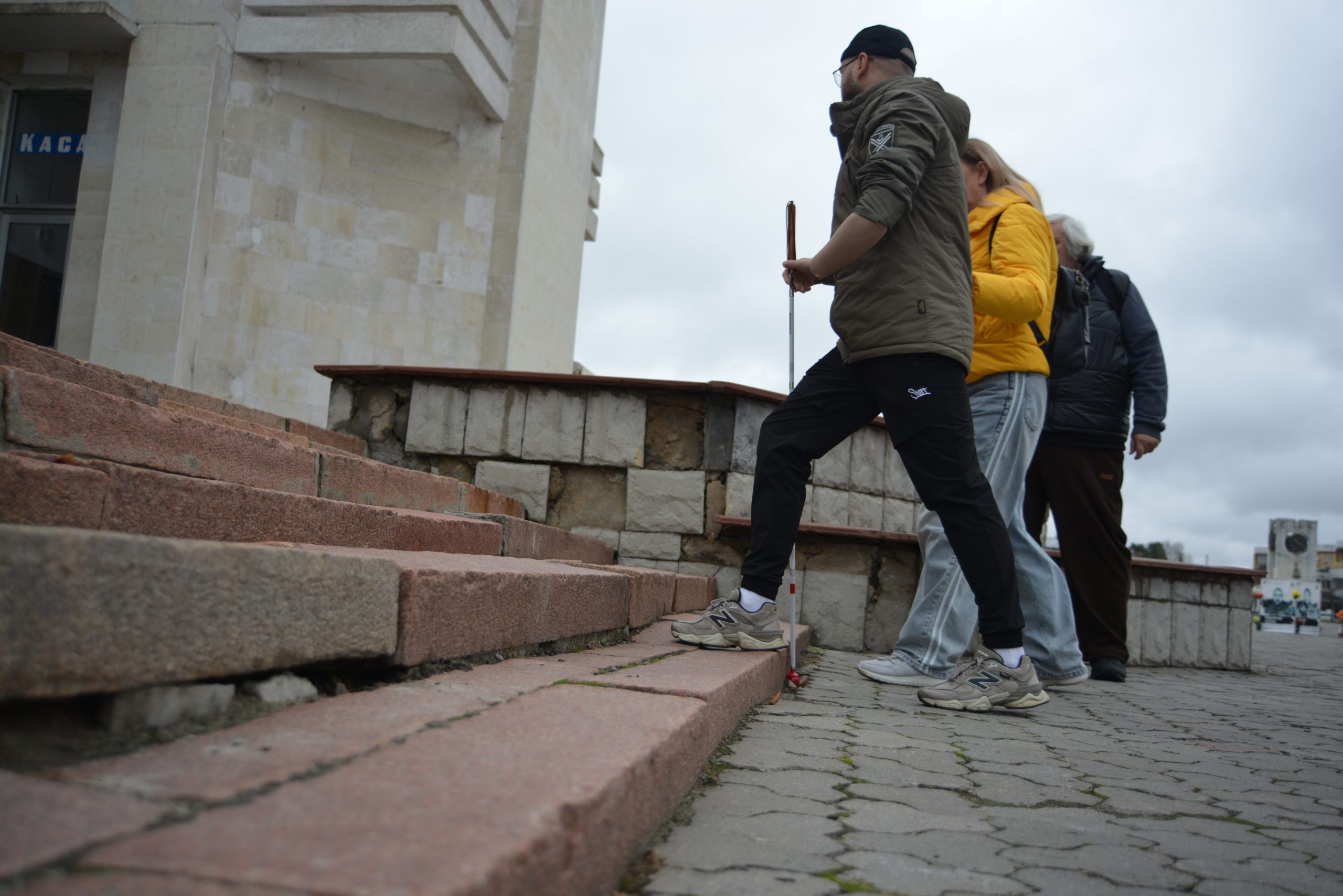 У Славутичі протестували перший безбар’єрний маршрут міста (без назви)