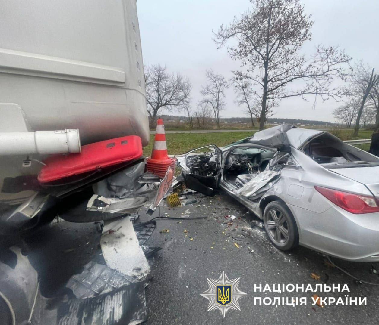 На трасі Київ–Одеса сталася ДТП: постраждав 21-річний водій