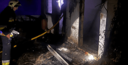 На Бориспільщині у пожежі загинув пенсіонер