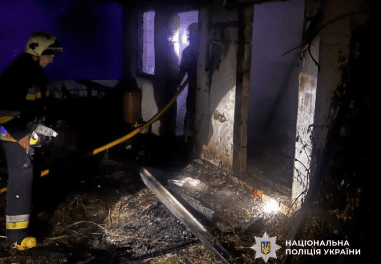На Бориспільщині у пожежі загинув пенсіонер
