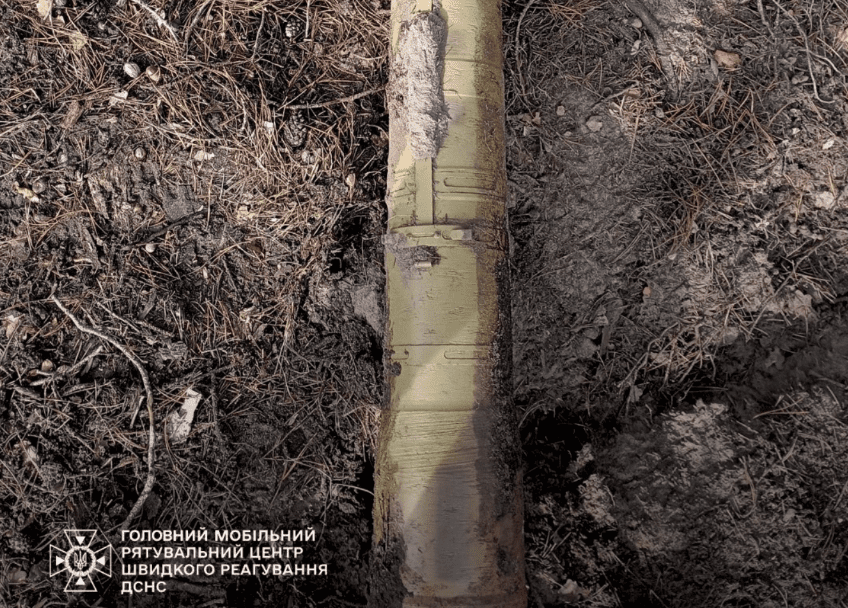 На Бучанщині місцевий мешканець знайшов у лісі протитанкову керовану ракету