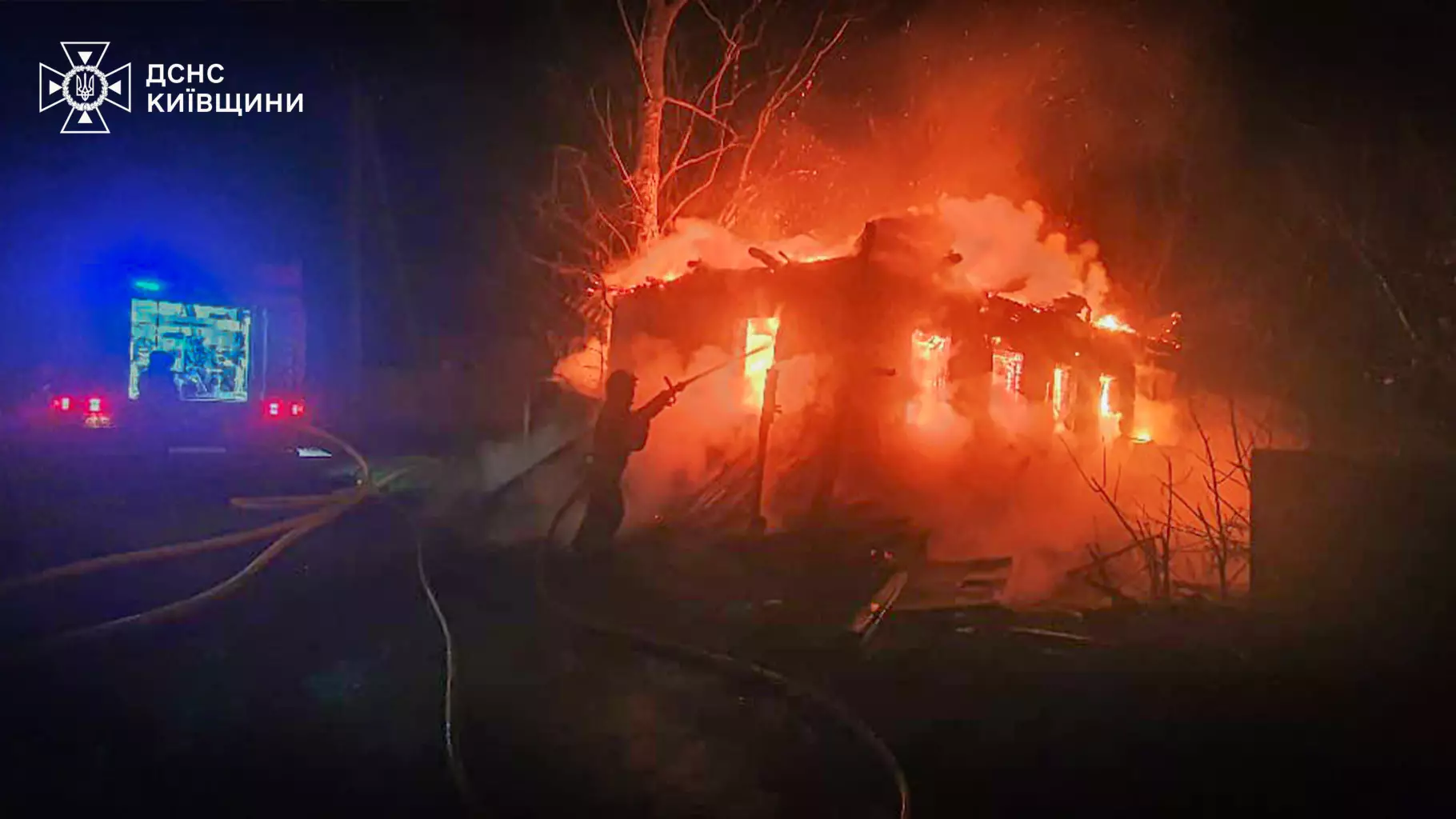 У пожежі на Вишгородщині загинула 74-річна жінка