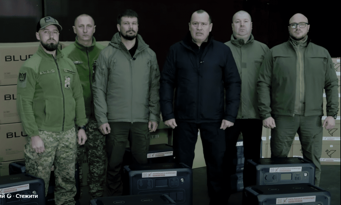 Артур Палатний: “Українська команда” передала 117 бригаді ТрО зарядні станції та протидронові сіткомети
