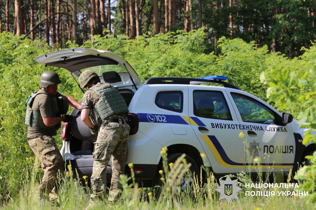 Поліція у Києві за рік очистила від вибухівки понад 2 мільйони гектарів території