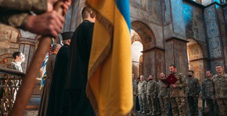 У Софії Київській провели 12-й випуск військових капеланів (фото)