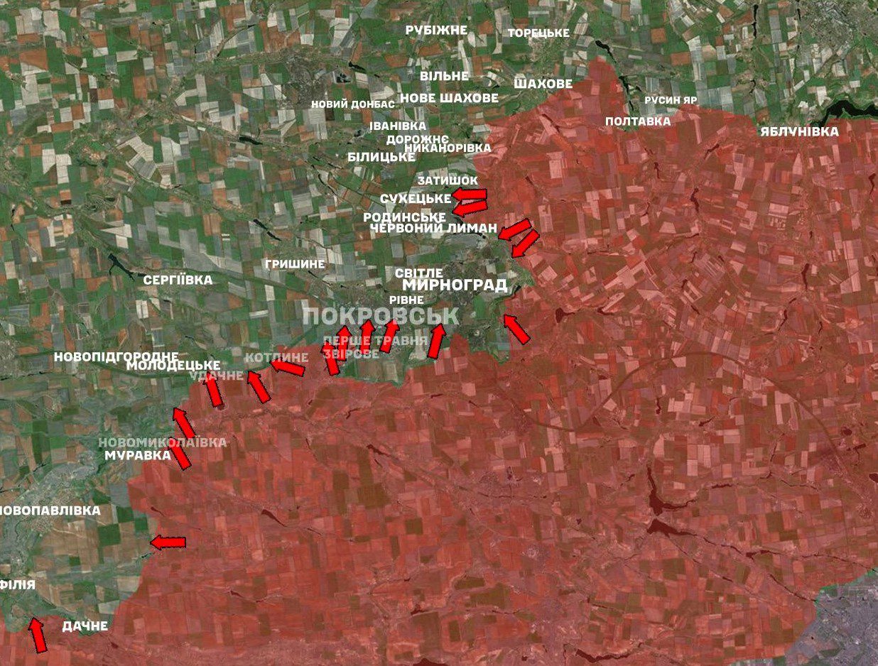 Фронт за добу: найбільше боїв 22 грудня зафіксовано біля Покровська й Костянтинівки (зведення Генштабу)