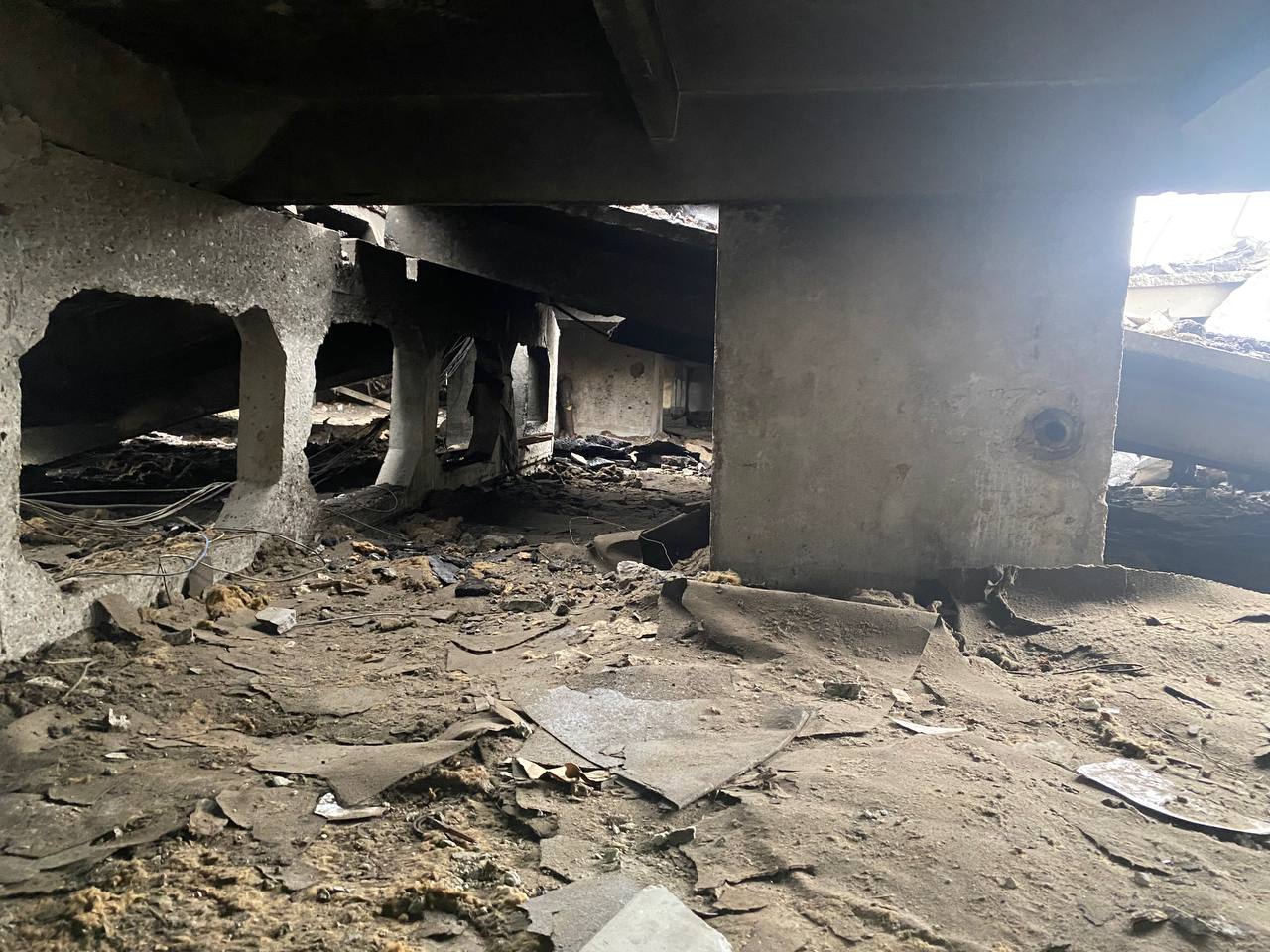 У найбільш постраждалому від російської атаки будинку розпочали аварійні роботи, — мер Броварів