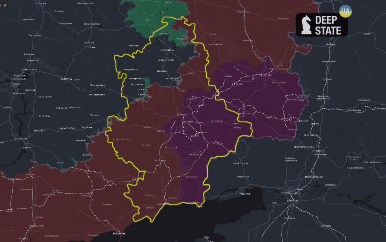 Ворог за 3,8 роки захопив 23% Донецької області, - Deepstate
