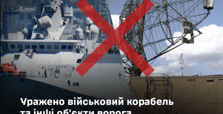 Сили оборони в Каспійському морі уразили російський корабель та бурову платформу