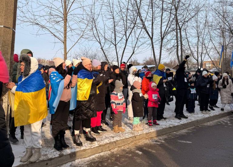 У Борисполі Пробіг Соборності зібрав майже 300 учасників