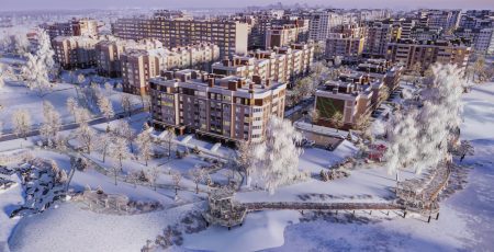 «Інтергал-Буд» повідомив про введення в експлуатацію двох будинків ЖК «Озерний гай Гатне»