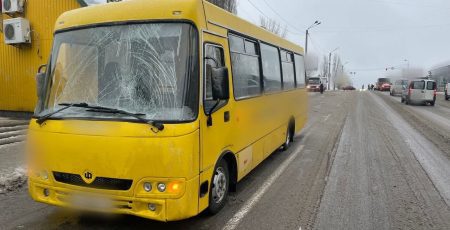 В Обухові автобус насмерть збив пішохода