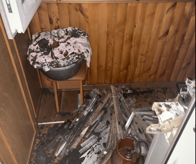 У місті Славутич вибухнув балкон, на якому господарі готували їжу