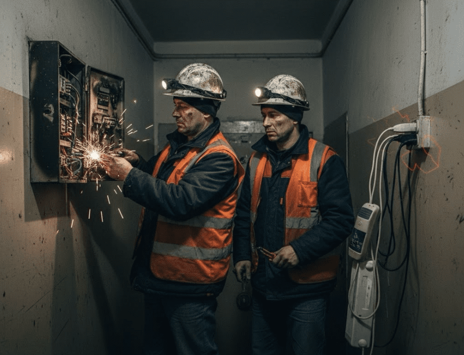 У Бучі спалахнула щитова через надмірне навантаження мереж