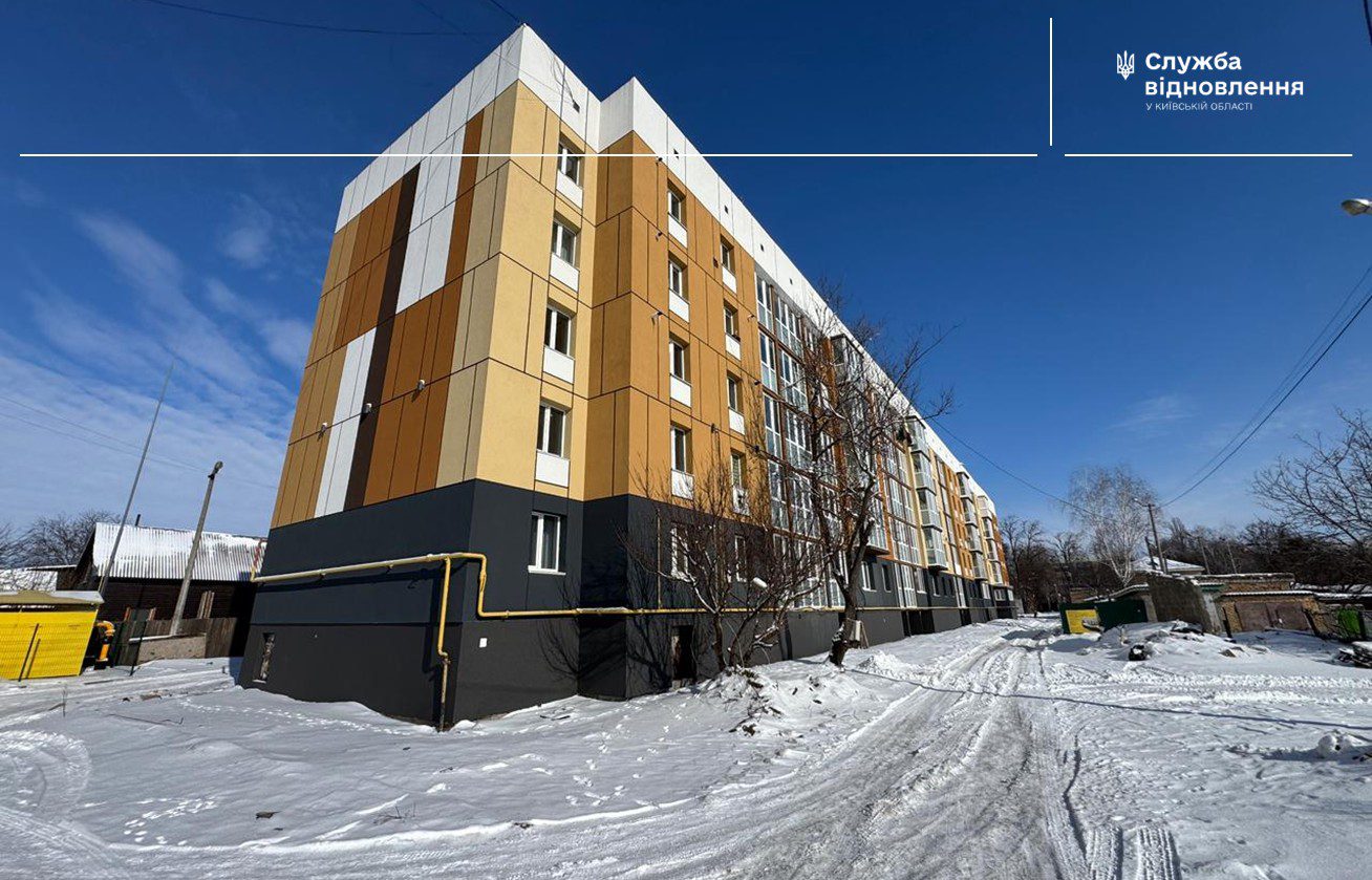 У Бородянці відновлюють п’ятиповерхівку для 155 мешканців, які пережили окупацію
