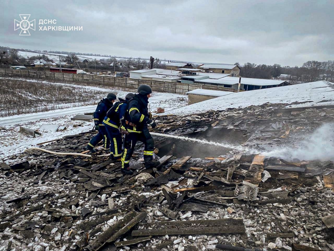 На Харківщині росіяни атакували дронами ферму: загинуло 100 свіней