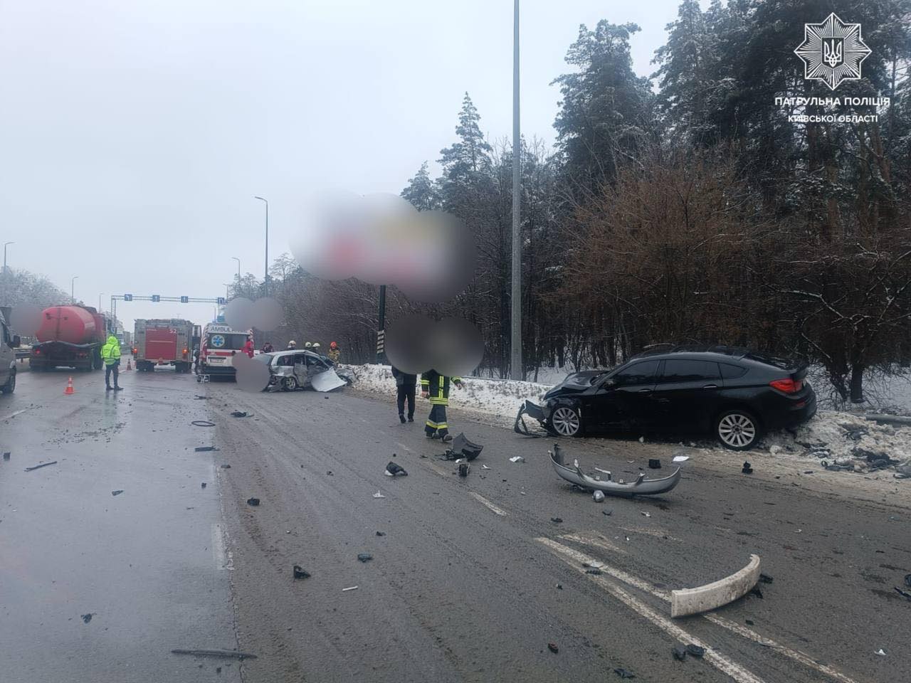 На дорогах Київщини за рік у ДТП загинуло понад 240 людей