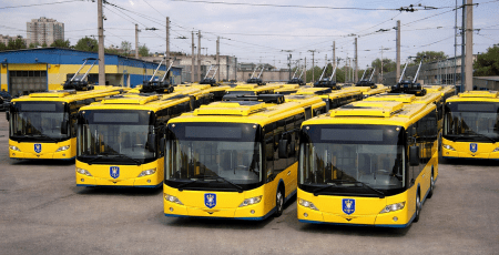 “Київпастранс” на понад 300 млн гривень закупив партію тролейбусів